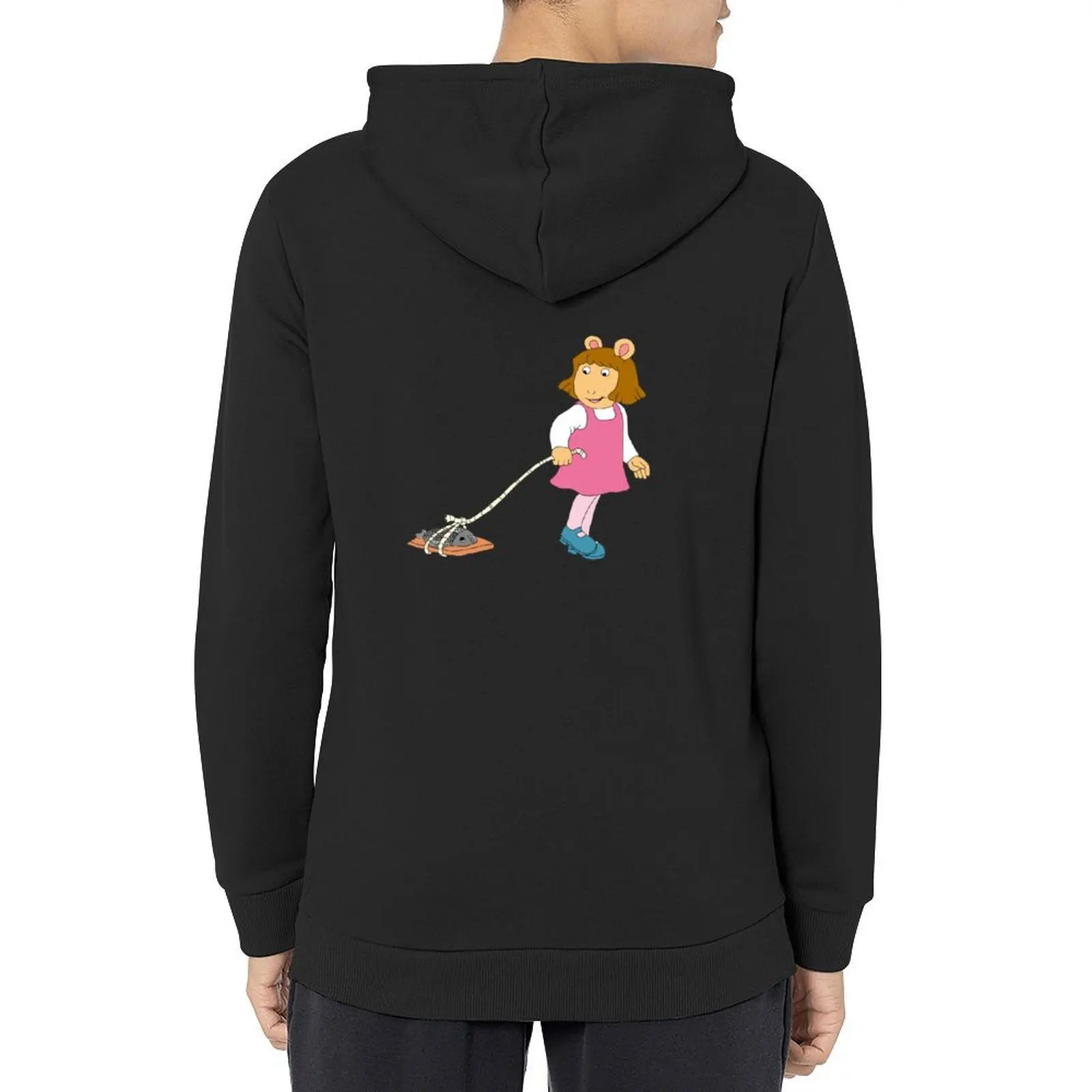 

D.W. and her Fish Hoodie mens clothing men clothes hooded shirt graphic t shirts men new in hoodies and blouses