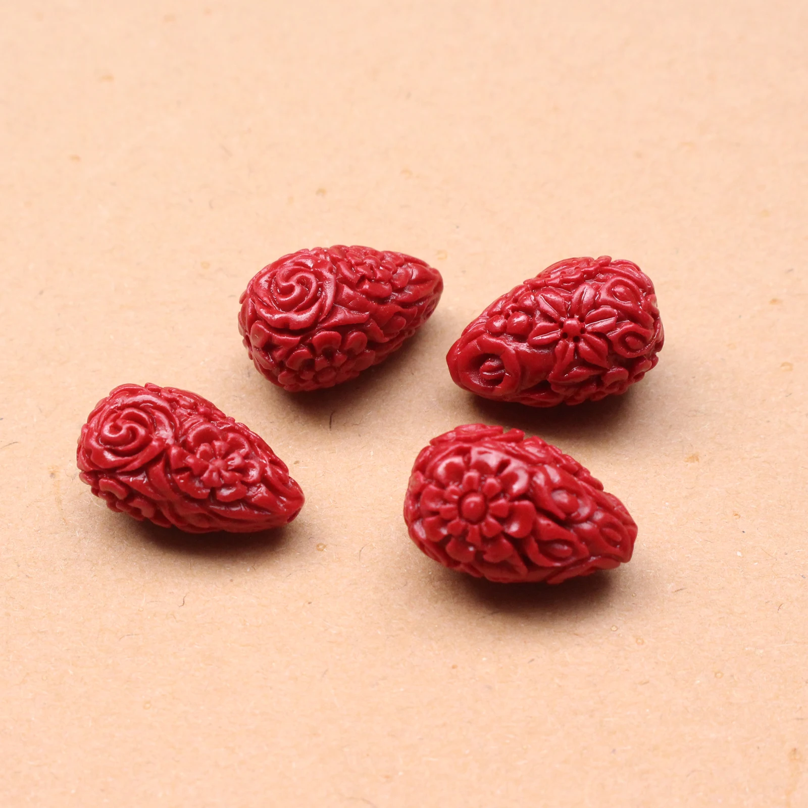 10 teile/los 27mm 33mm 40mm Korallen perlen Große Korallen Blume perlen Drop Form Cabochon Mix farbe für schmuck machen – Detail 14