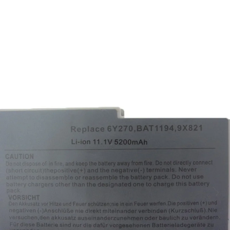 สำหรับเดลล์ ละติจูด D500 D505 D510 D520 D600 D610 W1605 YD165 BAT1194 G2053A01 J2178 U1544 ใหม่ 11.1V 5200mAh แบตเตอรี่แล็ปท็อป + เครื่องมือ