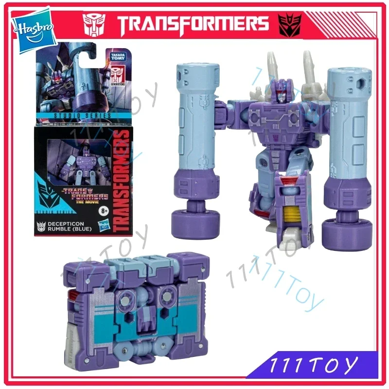 Na Stanie Hasbro Transformers Classic Toys Studio Series Core Class Rumble (Niebieski) Figurka Akcji Robot Zabawka Kolekcjonerska Prezenty Hobby