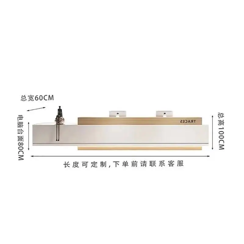 

Glamour Counter Elegant Bar Cabinet Cashier Delicacy Fashion Simple Reception Desks Unique Beauty Mostrador Office Furniture