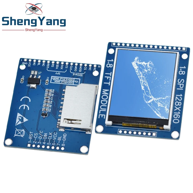 

3,5-дюймовый последовательный SPI TFT ЖК-модуль Дисплей PCB адаптер IC 1,8x128 точечная матрица 160 в 5 В IO интерфейсный Cmmpatible LCD1602 для Arduino