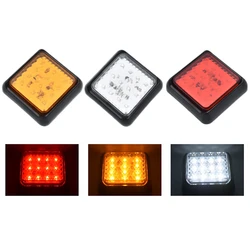 2Pcs Trailer Rear Lights 12V 24V Truck Tail Light LED Position Brake Turn Signal Reversing Light Caravan RV Van Taillights