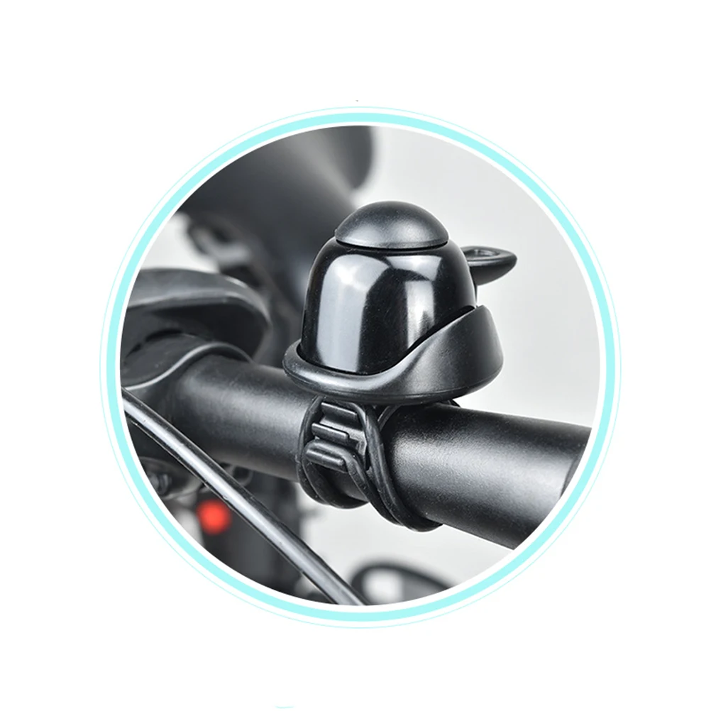 Rustproof Coating Bike Bell 90db Loud Horn Cycling Warning Bells for Mountain Road Foldable Bikes Scooter Silver