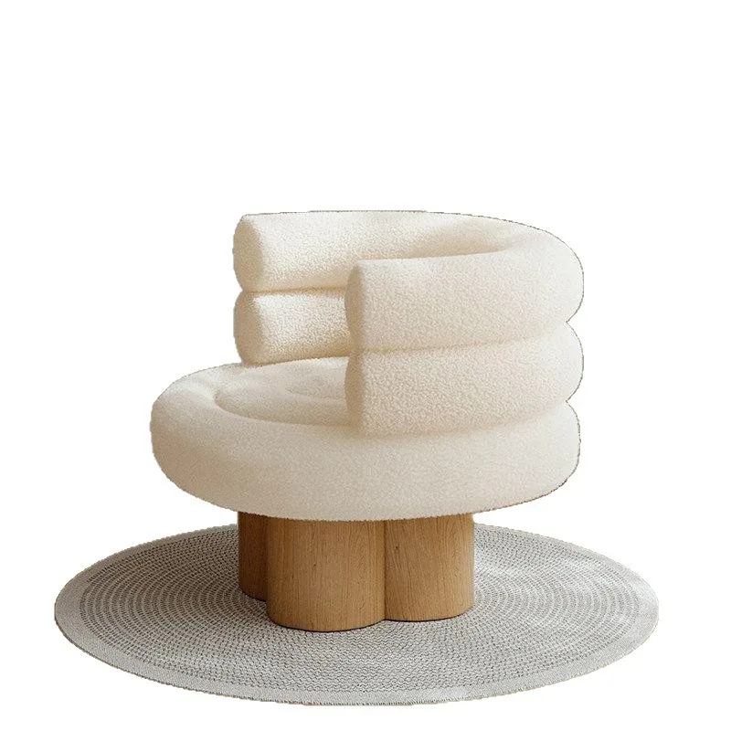 LMM rotating makeup chair girls bedroom senior makeup stool backrest home dressing stool