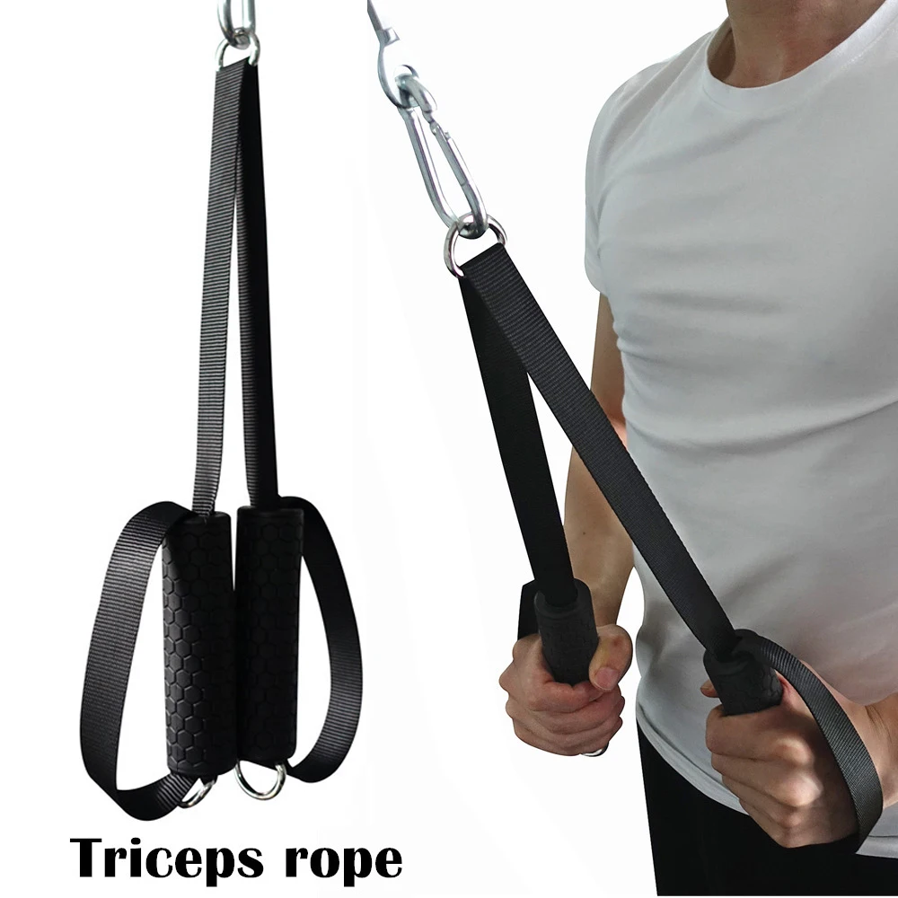 Fitness Arm Biceps and Triceps Rope,Hand Gripper,Strengths Strap, Weight Lifting,Bodybuilding Training, Pulldown Cable Attachme