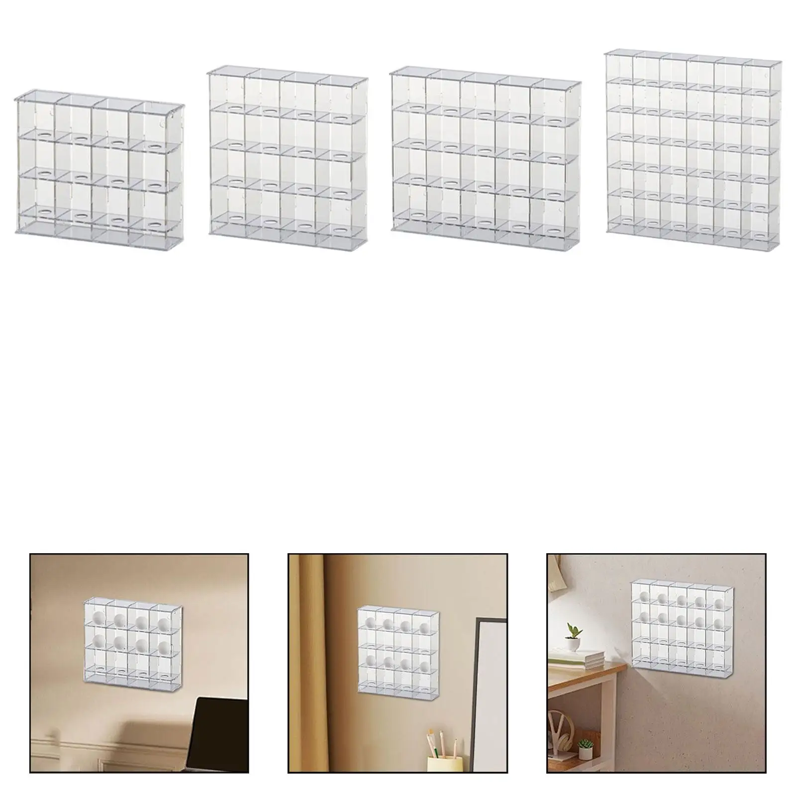 

Акриловая стойка для демонстрации мячей для гольфа. Простая установка. Подарок игрока в гольф. Настенный монтаж.