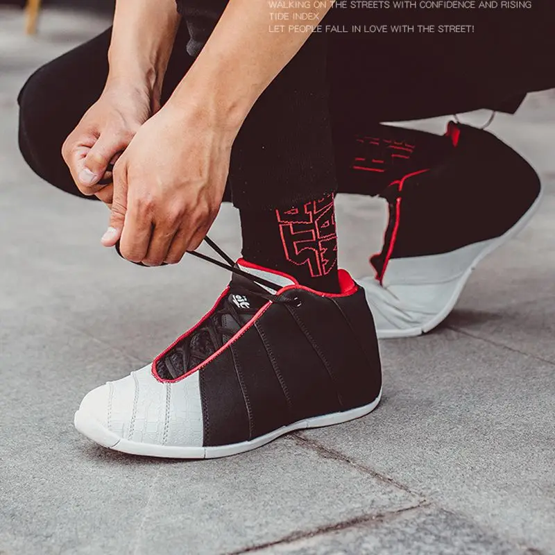Original Brand Comfortable Mid-Top Basketball Training Shoe Top Quality Wearable Gym Basketball Boot Anti Slip Basketball Shoe