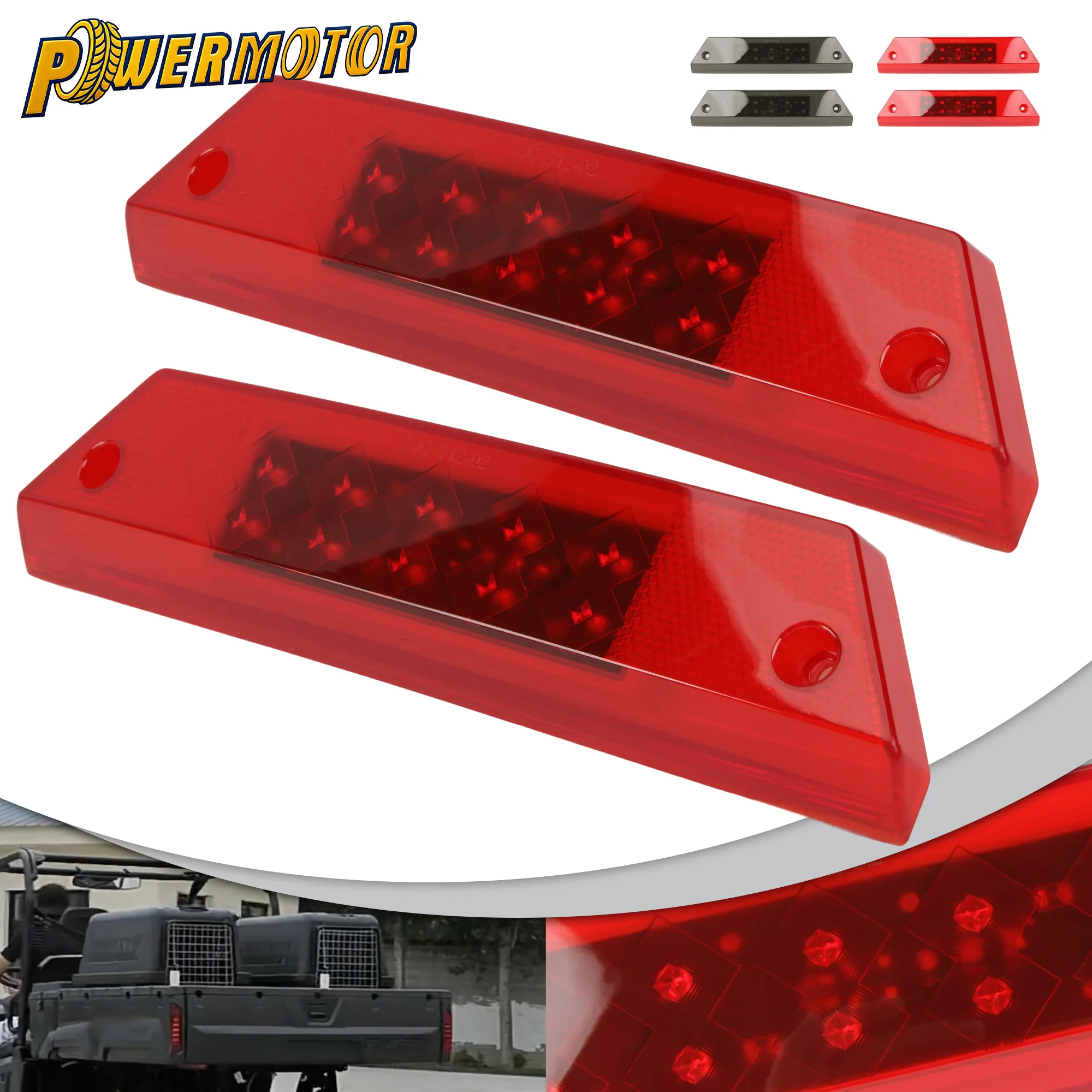 

ATV UTV LED Brake Tail Light For Polaris Ranger 900 4x4 Diesel / Crew 11-2014 500 700 800 4x4 Taillight Replacement Parts