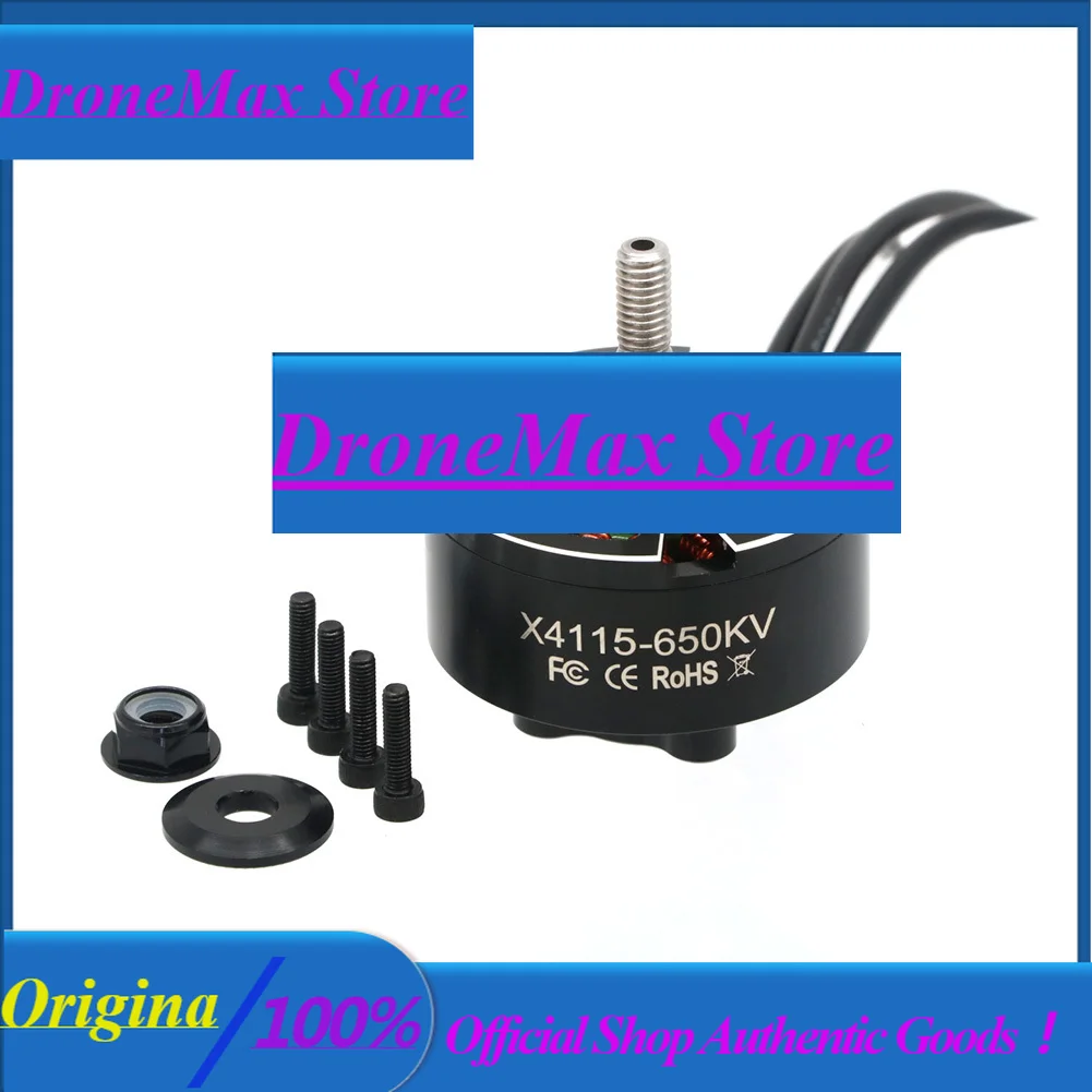 BoMass4pcs/lot UAngel 4115 X4115 400KV / 650KV 3-8S Brushless Motor Compatible 13/15/16inch Propeller For FPV RC Racing Drone Pa