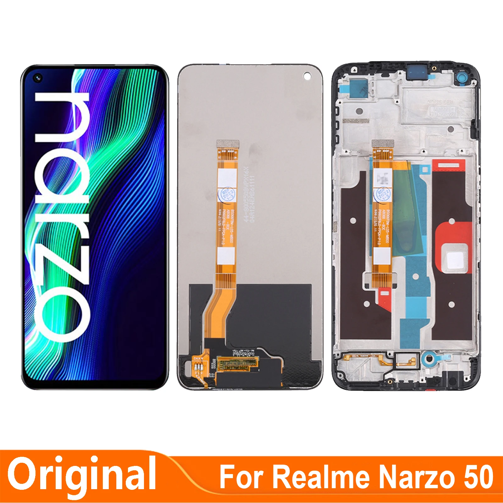 

6.6" For Realme Narzo 50 RMX3286 LCD Display Touch Screen Digitizer Assembly