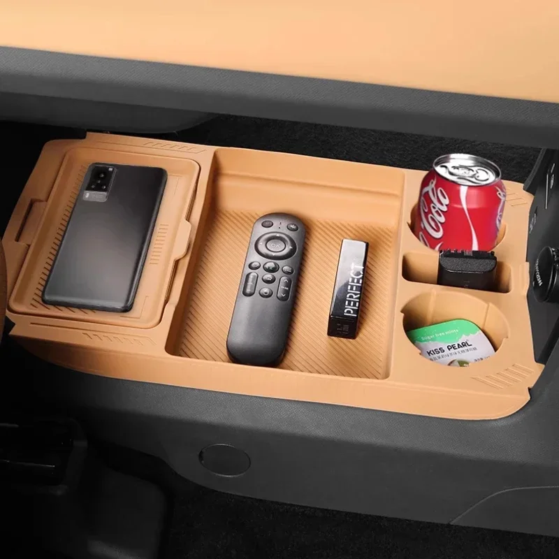 

For GAC Trumpchi E8 Central Control Storage Box Silicone Storage Storage Supplies To Decorate The Whole Car Interior Accessories