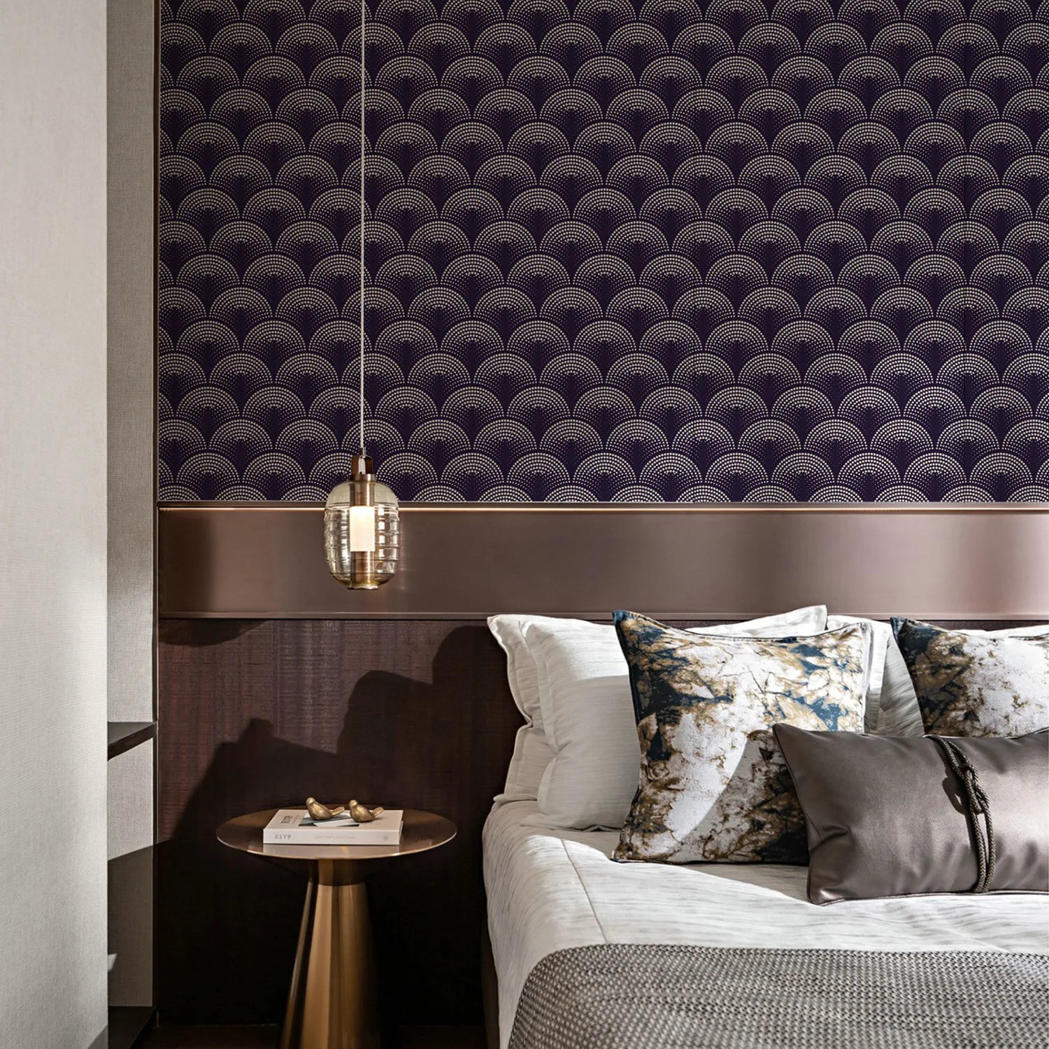 Japanese Seigaiha Wave Self Adhesive Wallpaper Dot Fish Scale Peel Stick Contact Paper Removable Waterproof Wall Sticker Roll