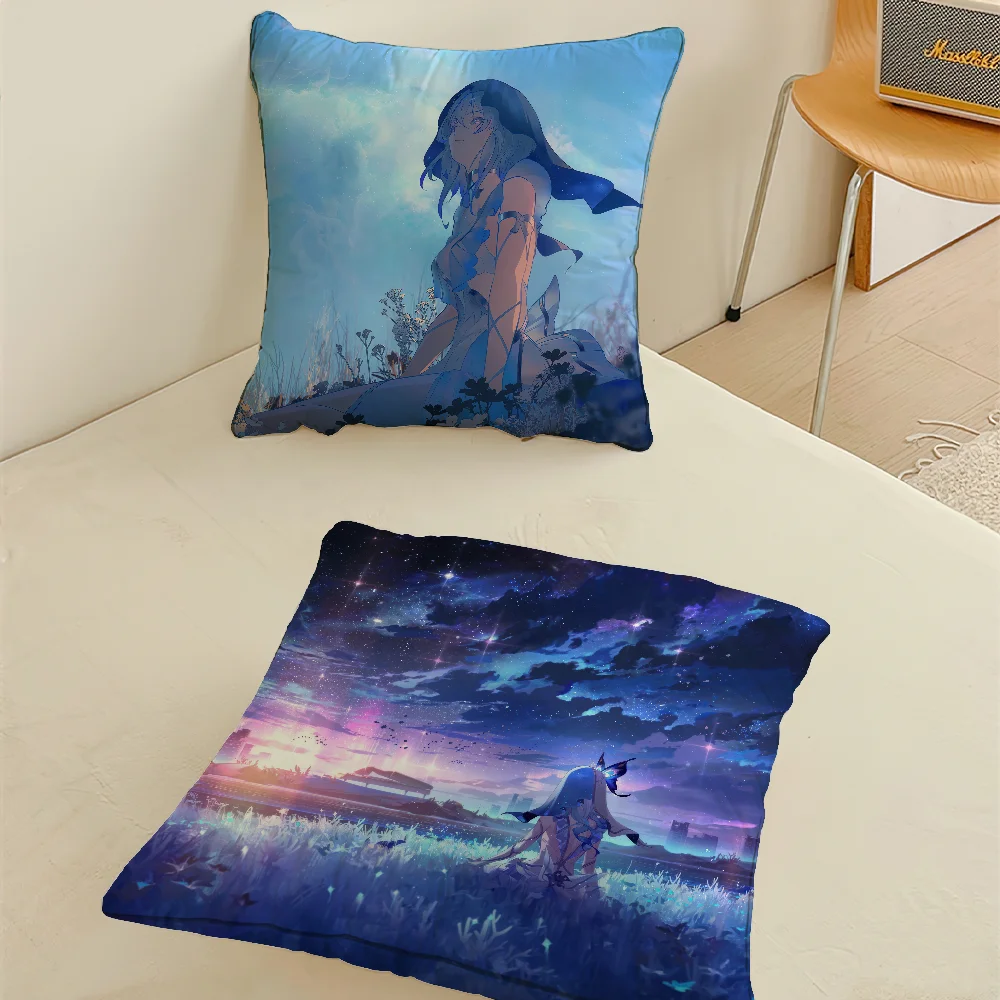 The Shorekeeper Wuthering Waves Pillow Case For Home Bedroom Room Decoration Living Room Sofa Cushion Cover Suitable