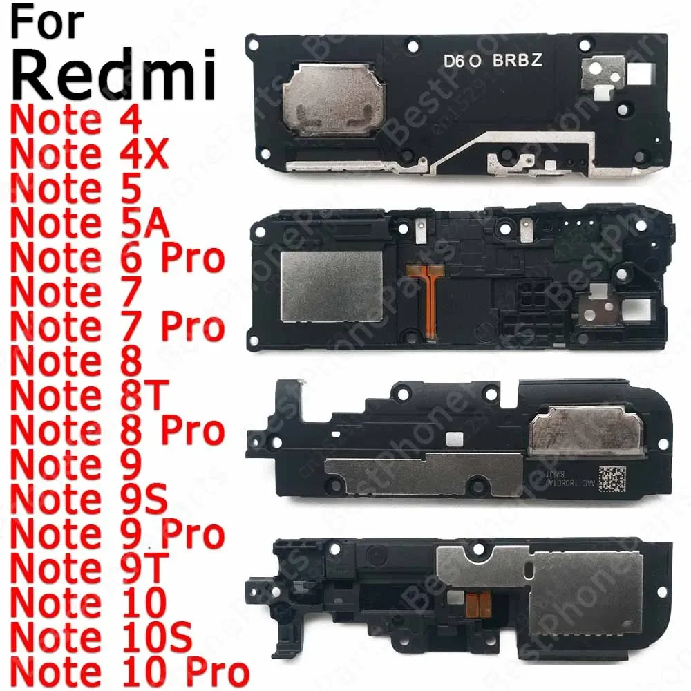 For Redmi Note 7 6 5 5A 4 4X 10 Pro 10S 9 9S 9T 8 8T Loudspeaker Bell Board Loud Speaker Sound Module Buzzer Ringer