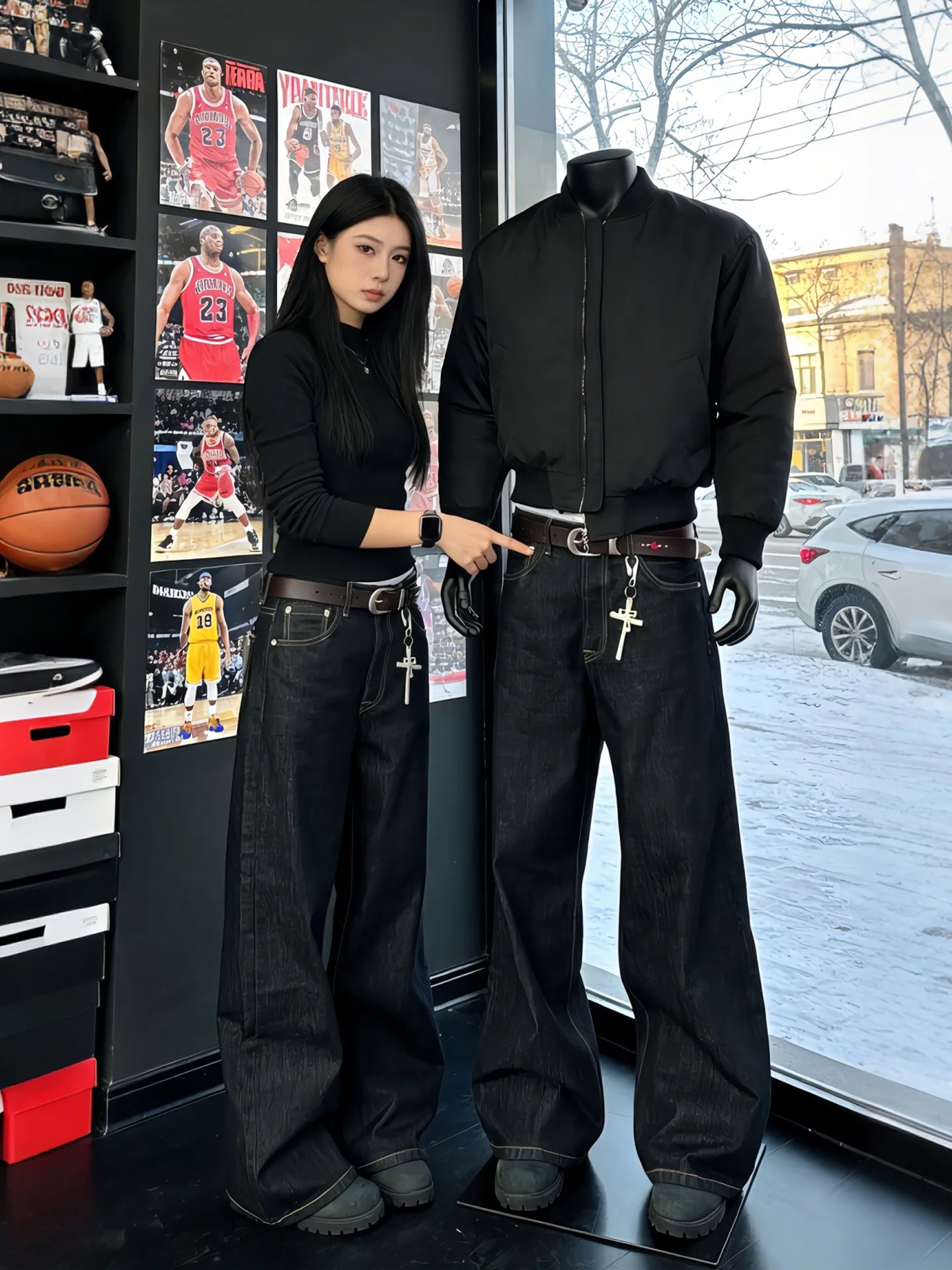 

Мужские джинсы Bla Original Denim: прямые, свободные, в стиле Cleanfit, американские, в стиле High Street, с широкими штанинами, слегка расклешенные