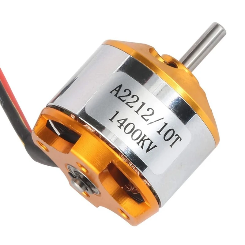 4 unidades 2212 1400KV substituição de motor outrunner sem escova com montagem 10T para aeronaves RC/Kmulticopter 4/6 eixos Quadcopter UFO