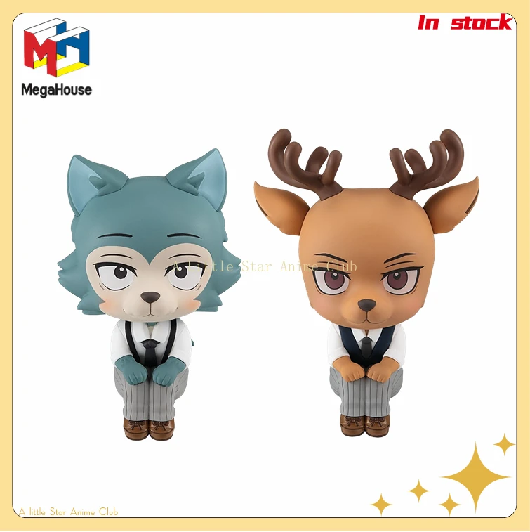 

В наличии оригинальные MegaHouse Look Up BEASTARS Louis анимационные фигурки модель коллекции украшения игрушки