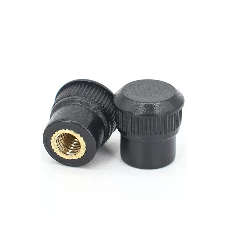 Comfort Grip Round Nut with Anti Slip Rubber Head for Frequent Adjustments Plastic Handle M4 M5 M6