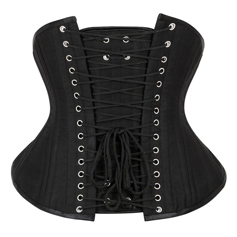 Women Waist trainer Gothic Underbust Corset Waist Cincher Bustiers Tops Shape Body sexy lingerie Slimming Belt