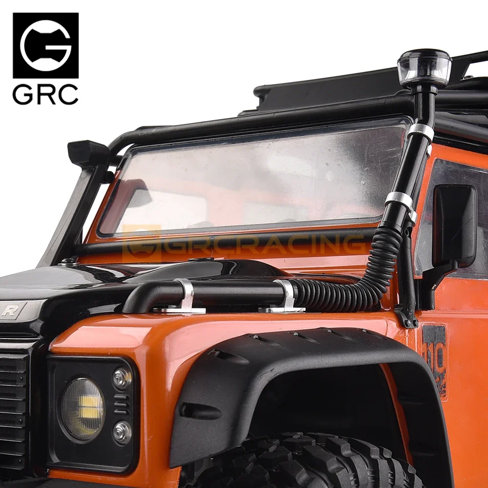 GRC 1/10 Classic Snorkel with Sand Cup Body Decoration Upgrade Parts For Traxxas TRX-4 Defender RCDream RD110 RD90 #G169C/G