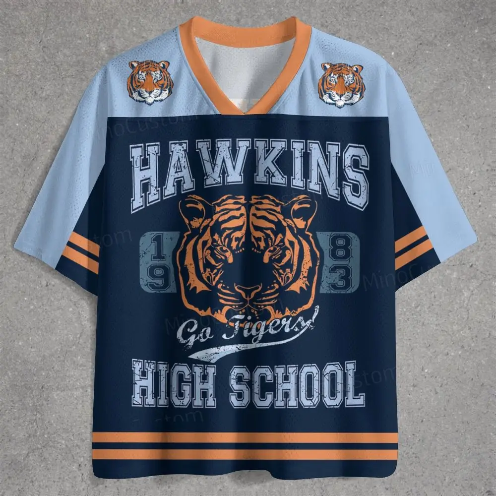 USA College Style 08 Digital Printed Men Sports Jersey Women Oversized Summer Style Quick Drying Loose Street Casual T-shirt