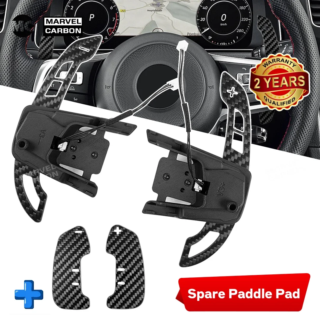 

Carbon Fiber Magnetic Paddle Shifters For VW Volkswagen Golf MK7 MK7.5 Golf R Scirocco Steering Wheel Paddles Shift