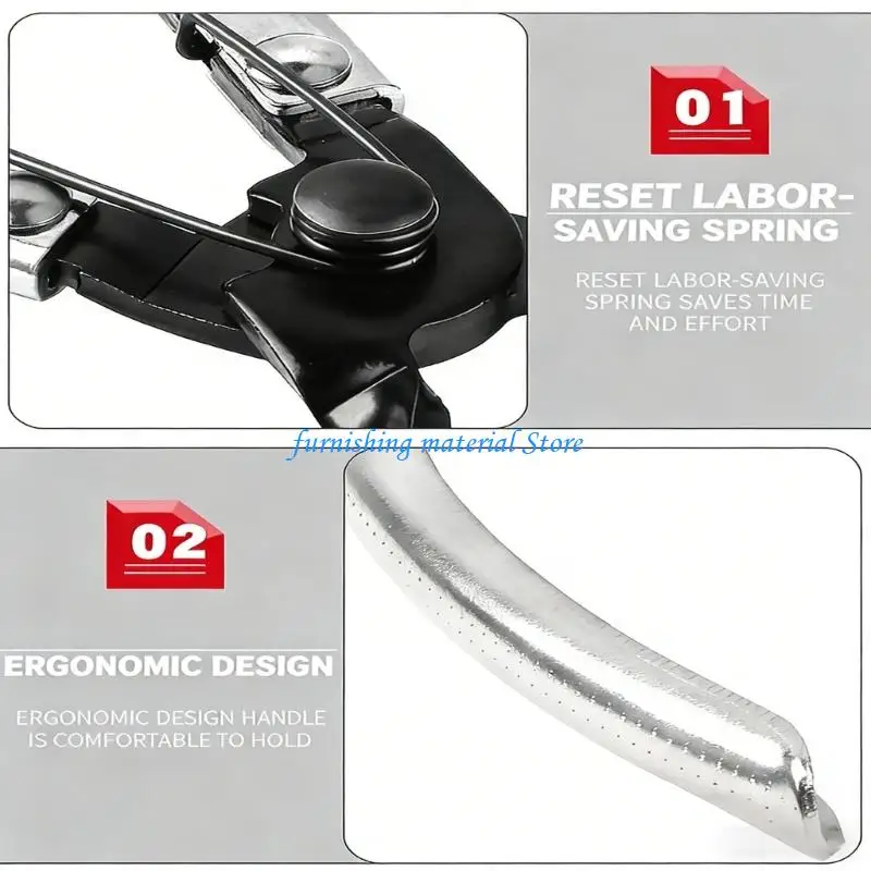 Y5GD Multipurpose Radiators Hose Clamp Pliers Fit 15mm To 40mm Pipe Diameters