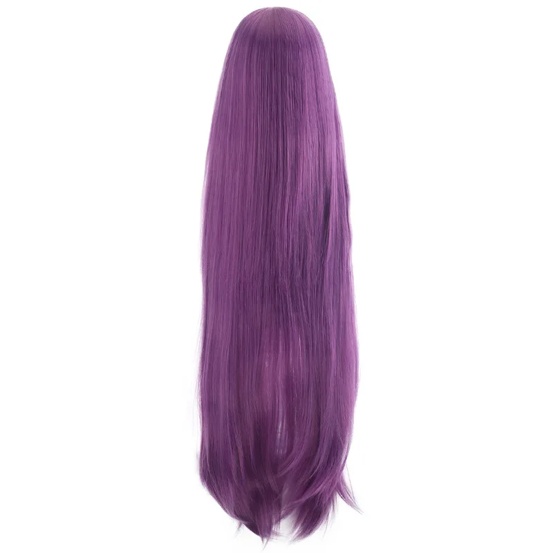 Anime tóquio mew mew zakuro fujiwara cosplay peruca roxo cabelo longo resistente ao calor fibra de cabelo + peruca livre boné meninas cos