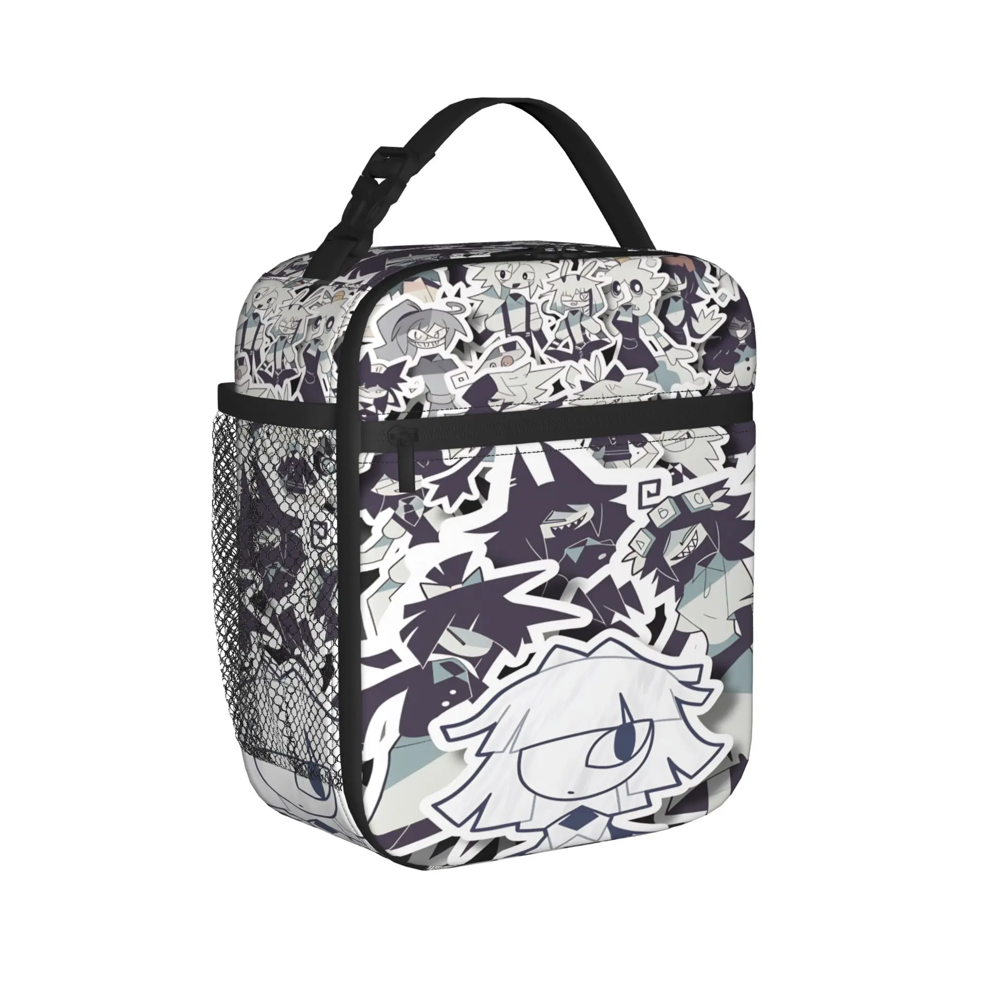 Fundamental Paper Education Lunch Bag For Women Print Lunch Box Retro Picnic Cooler Bag Convenient Waterproof Thermal Lunch Bags