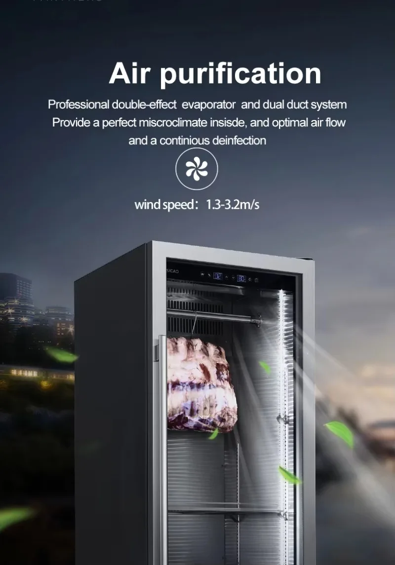 Customize Dry Mature Refrigerator Energy-saving Beef Jerky Aging Beef Commercial Refrigerator Steak Aging Refrigerator for Sale