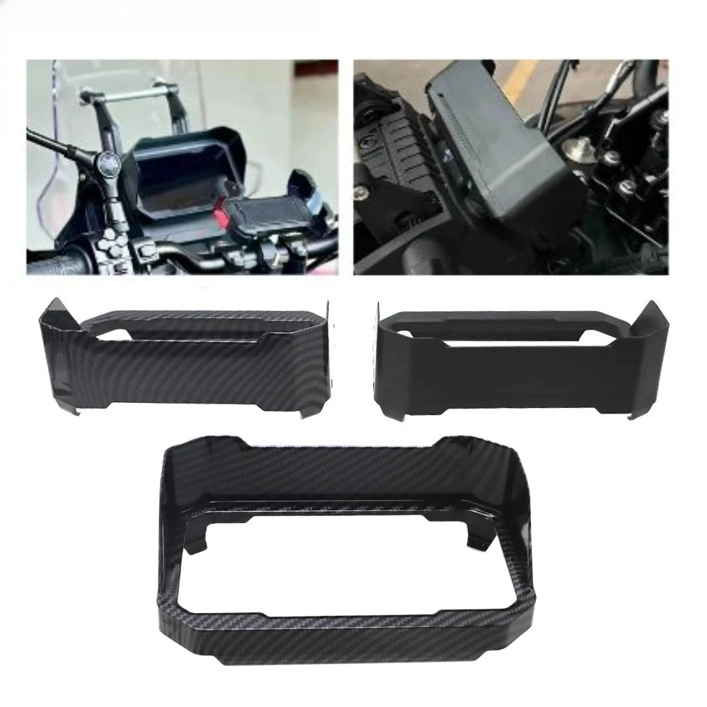 

For CFMOTO 450MT MT450 2023 2024 2025 Carbon Sun Visor Cover Instrument Screen Sunshade Guard Protection Dashboard Motorcycle