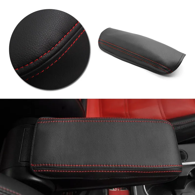 For VW Volkswagen Beetle 2013 2014 2015 2016 2017 2018 Car Center Control Armrest Box Cover Leather Trim Elastic Band Type