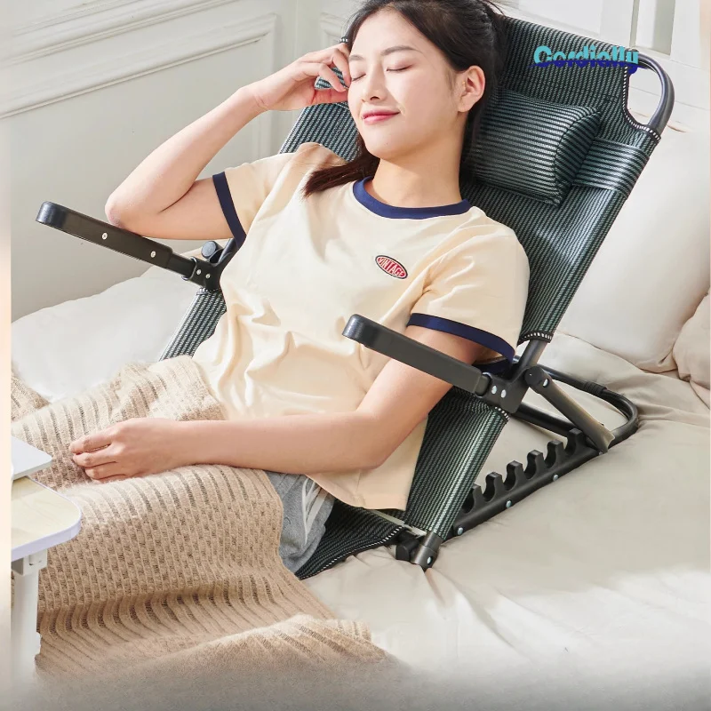 Adjustable Backrest Chair for Bed Portable Lazy Sofa Comfortable Reading Seat Elderly Living Room Floor Sitting