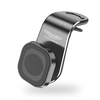 Magnetic Car Mobile Holder Air Outlet Clip Phone GPS Emblem Stands For Aston Martin DBX DBS V12 DB11 DB12 DB9 Rapide AMR Vantage
