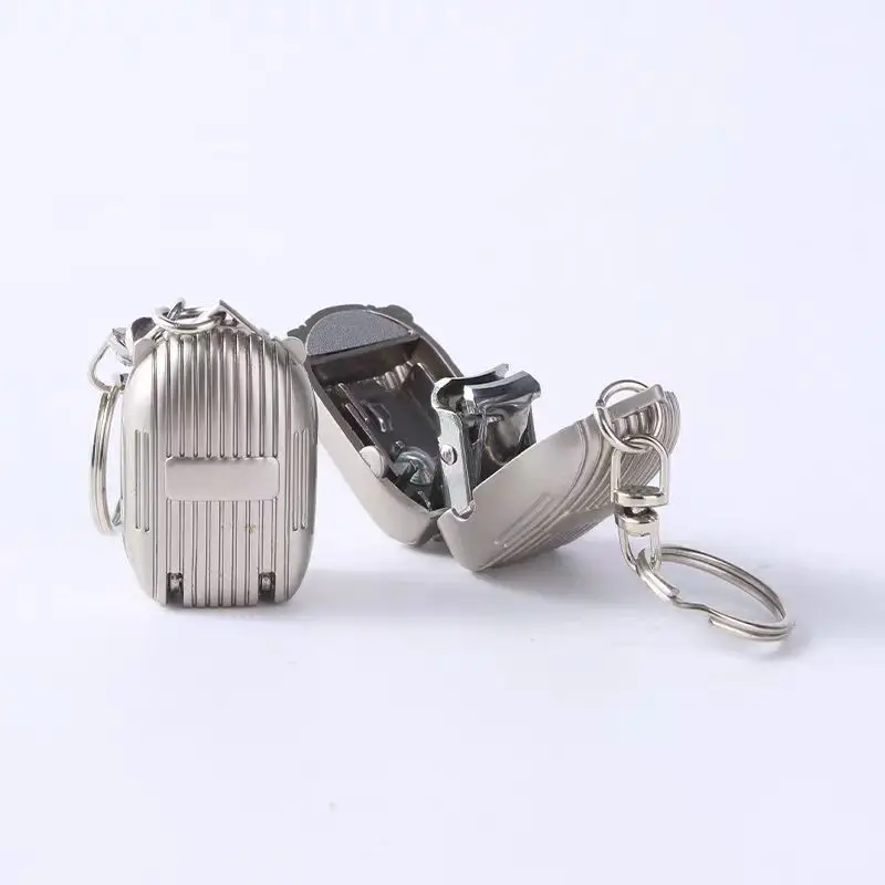 Portable Mini Folding Luggage Nail Clippers German Keychain Model Flipping Household Flip-top Nail Scissors