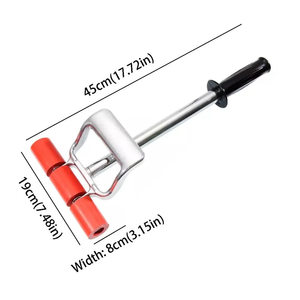 Picture 7: Plastic Material PVC Floor Installation Tool Retractable Design Smoothing Function Dual-purpose Pressure Roller Pressure Roller