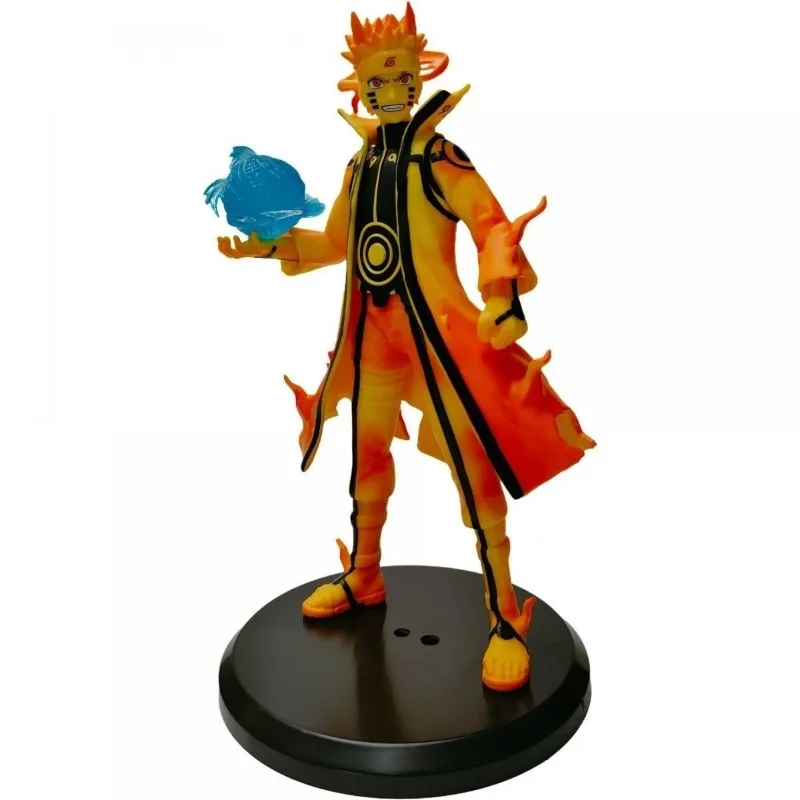 New Naruto anime Six Paths Sage Red Naruto 57th Generation Naruto Nine Lama Mode Standing Figure Desktop Ornament Holiday Gift