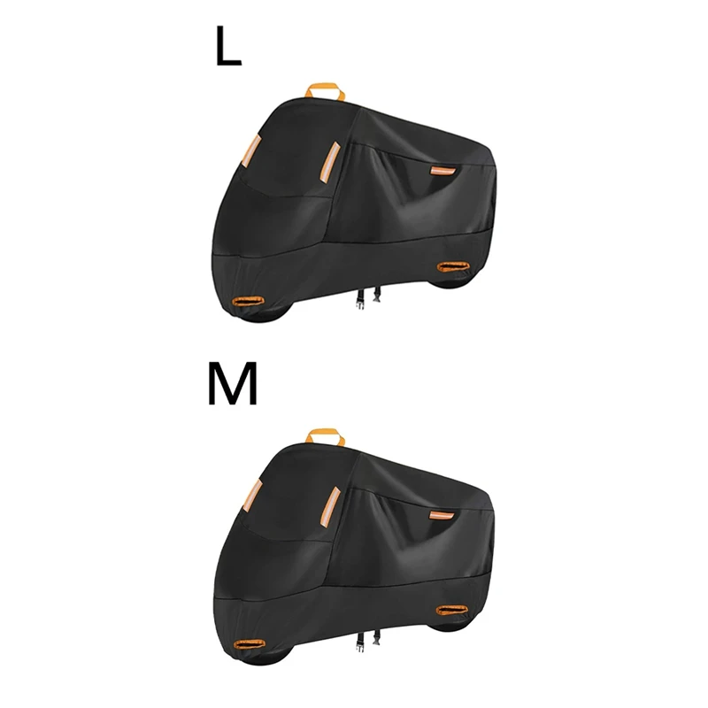 New-Motorcycle Cover Waterproof All Season Dustproof UV Protective Outdoor Scooter 210D Wear-Resistant Motorbike Cover