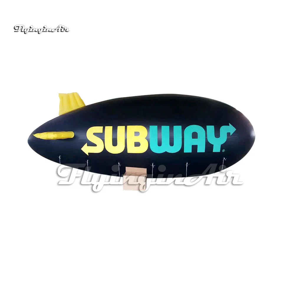 Customized Advertising Inflatable Helium Blimp Nonrigid Airship Model Air Floating Aircraft Balloon For Outdoor Display