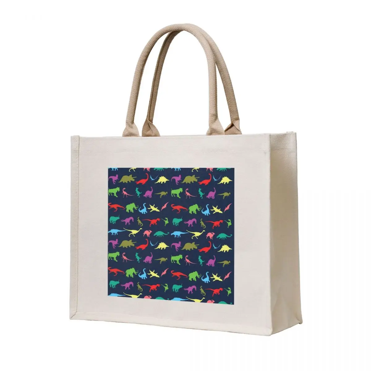 

Colorful Mini Dinosaur Tote Bag shopper bag women foldable reusable bag personalized tote shopper bags for women