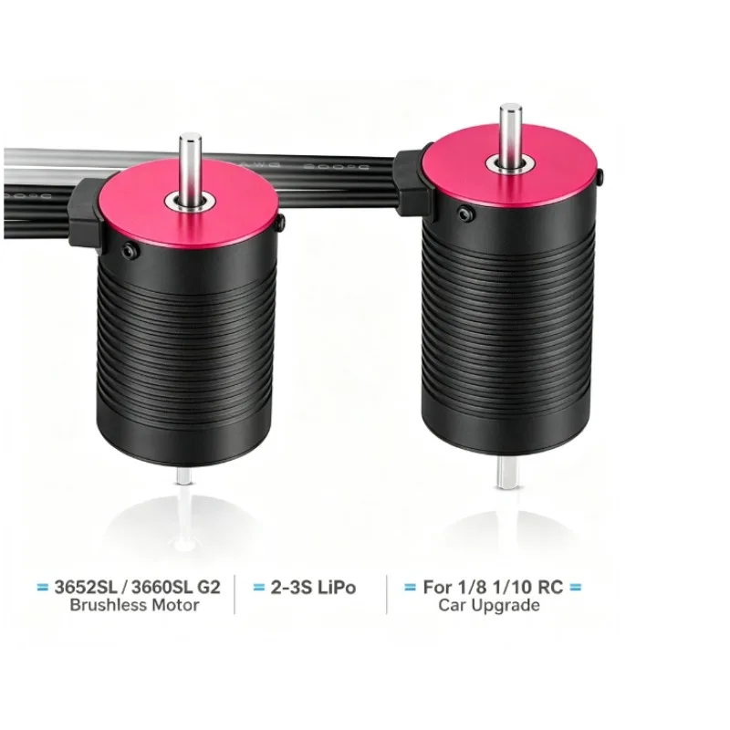 3652SL 3660SL G2 Brushless Motor 3150-5400KV 2-3S LiPo for 1/8 1/10 RC Buggy Truck Off-Road Upgrade Parts