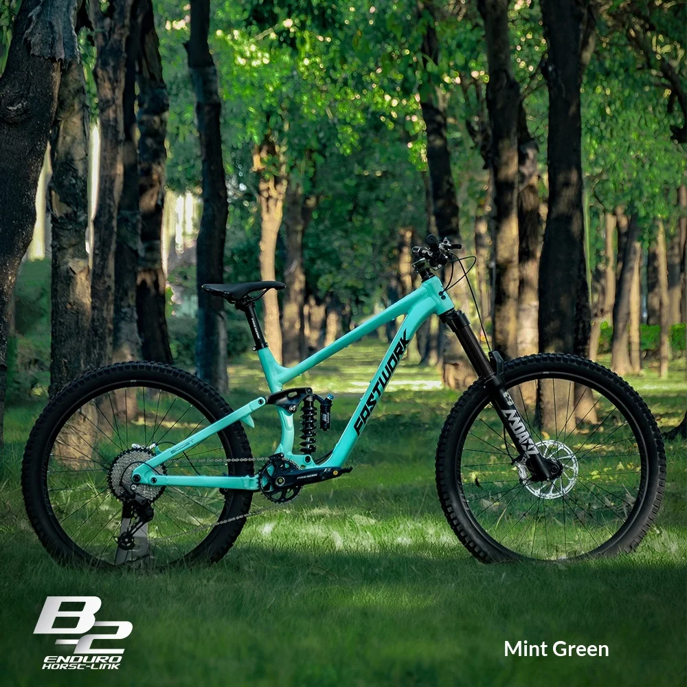 AliExpress NONE FASTWORK Full Suspension Mountain Bike B2,4 Piston Hydraulic Brake, DEORE Deraiilers