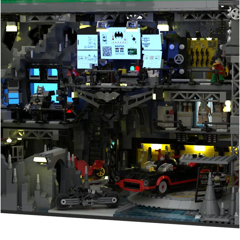 جديد MOC اللبنات بناء نموذج بات مانور وحدات اللبنات لعب الأطفال هدية لتقوم بها بنفسك الجمعية مجموعة