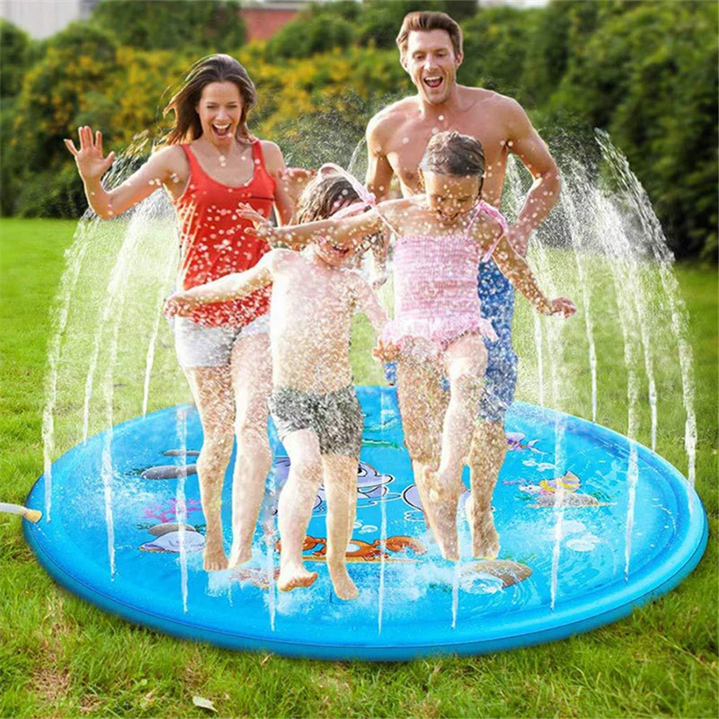 

Children Play Water Mat Summer Beach Sprinkler Inflatable Spray Water Pad Outdoor Game Toy Lawn Swimming Pool Mat Kids Toys