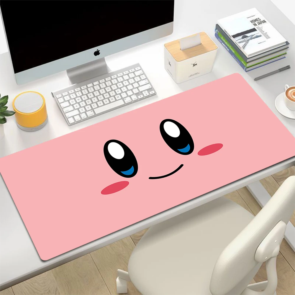 K-Kirbys Mousepad Gamer Gaming Pad for Computer Mouse Desk Mat Accessories Office Mats Keyboard Mause Carpet Speed Rug Non-slip