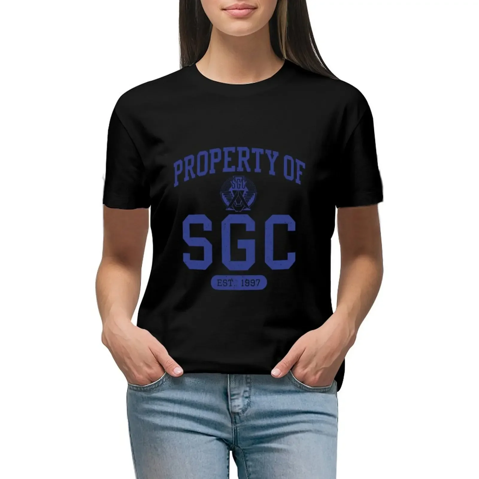 

Property of SGC T-Shirt sublime funny animal print plus sizes t shirts for Women loose fit