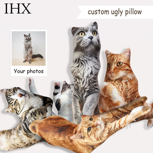 IHX Ugly Cat Dog Zany Pillow,Custom Pet 3D Pillow,Personalized Pet Pillow From Photo,Pet Loss Memorial Gift,Stuffed Toys Dolls - View 1 IHX Ugly Cat Dog Zany Pillow,Custom Pet 3D Pillow,Personalized Pet Pillow From Photo,Pet Loss Memorial Gift,Stuffed Toys Dolls - View 1