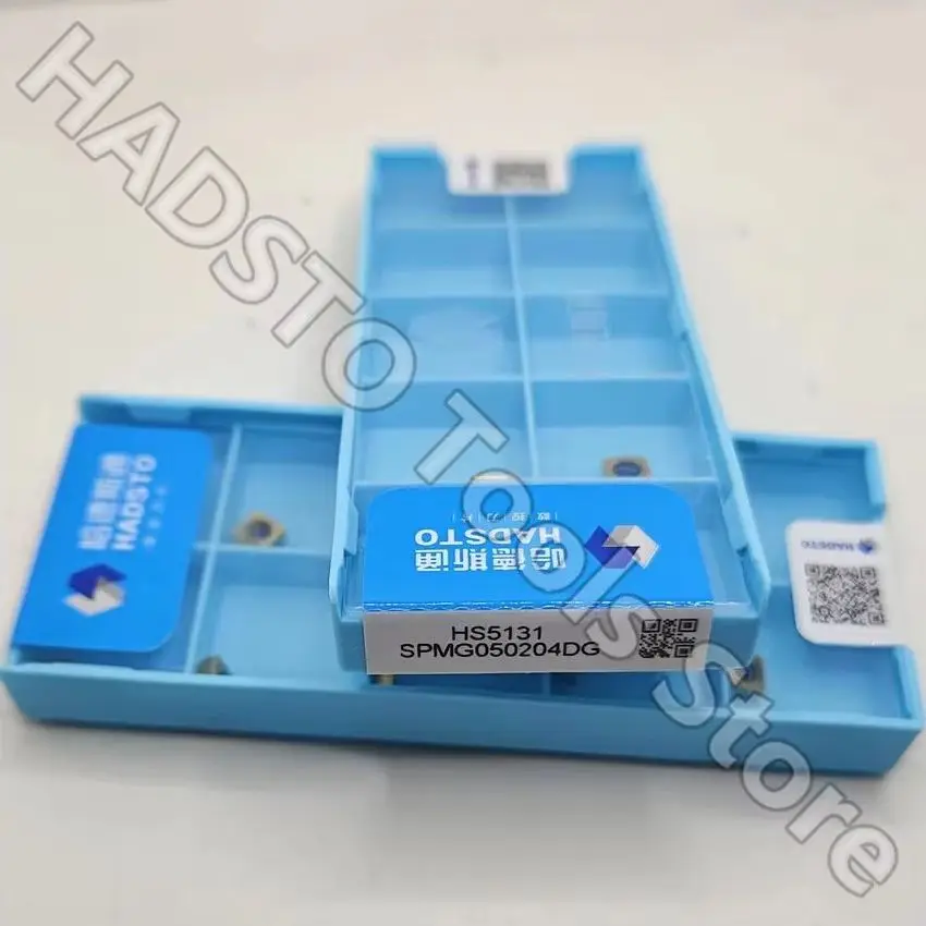 

SPMG050204DG HS5131 HADSTO CNC carbide inserts U-drill inserts Shallow hole drill inserts For Stainless steel, Steel, Cast iron