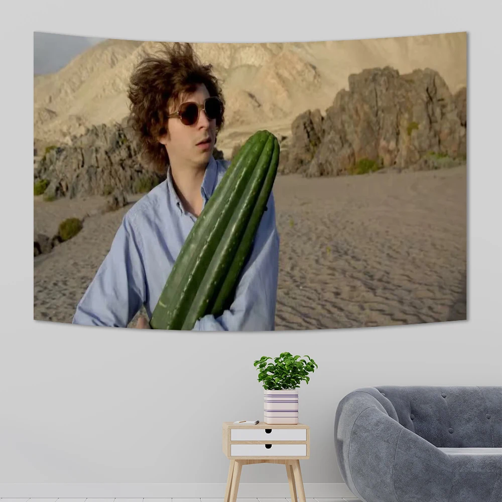 Michael Cera Eating Burrito Wall Hanging Tapestry Funny Cartoons Meme Tapestry Aesthetic Room Decor Party Backdrops Tapiz kpop